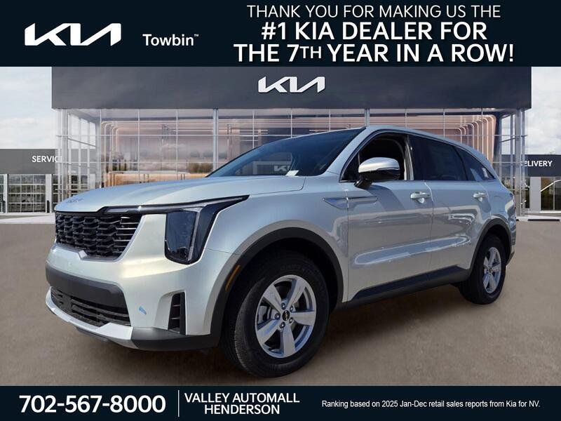 New 2026 Ivory Silver Kia LX image 1