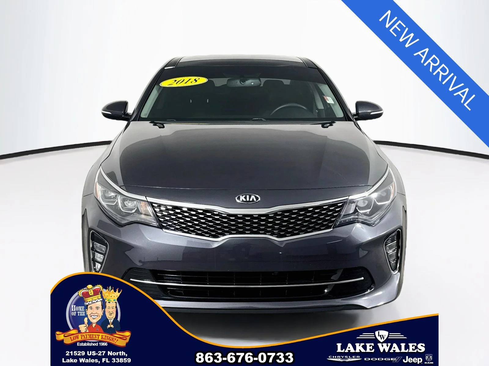 Certified 2018 Kia Optima SX with VIN 5XXGW4L25JG213463 for sale in Lake Wales, FL