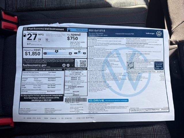 New 2026 Moonstone Gray Volkswagen S image 31