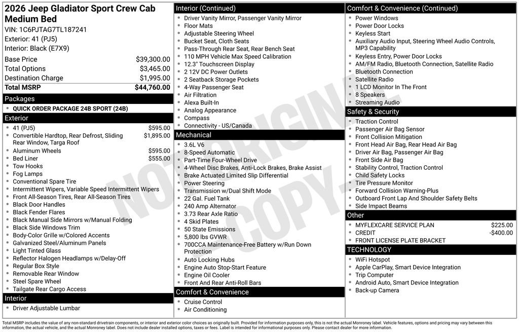 New 2026 41 Exterior Paint Jeep Sport image 5