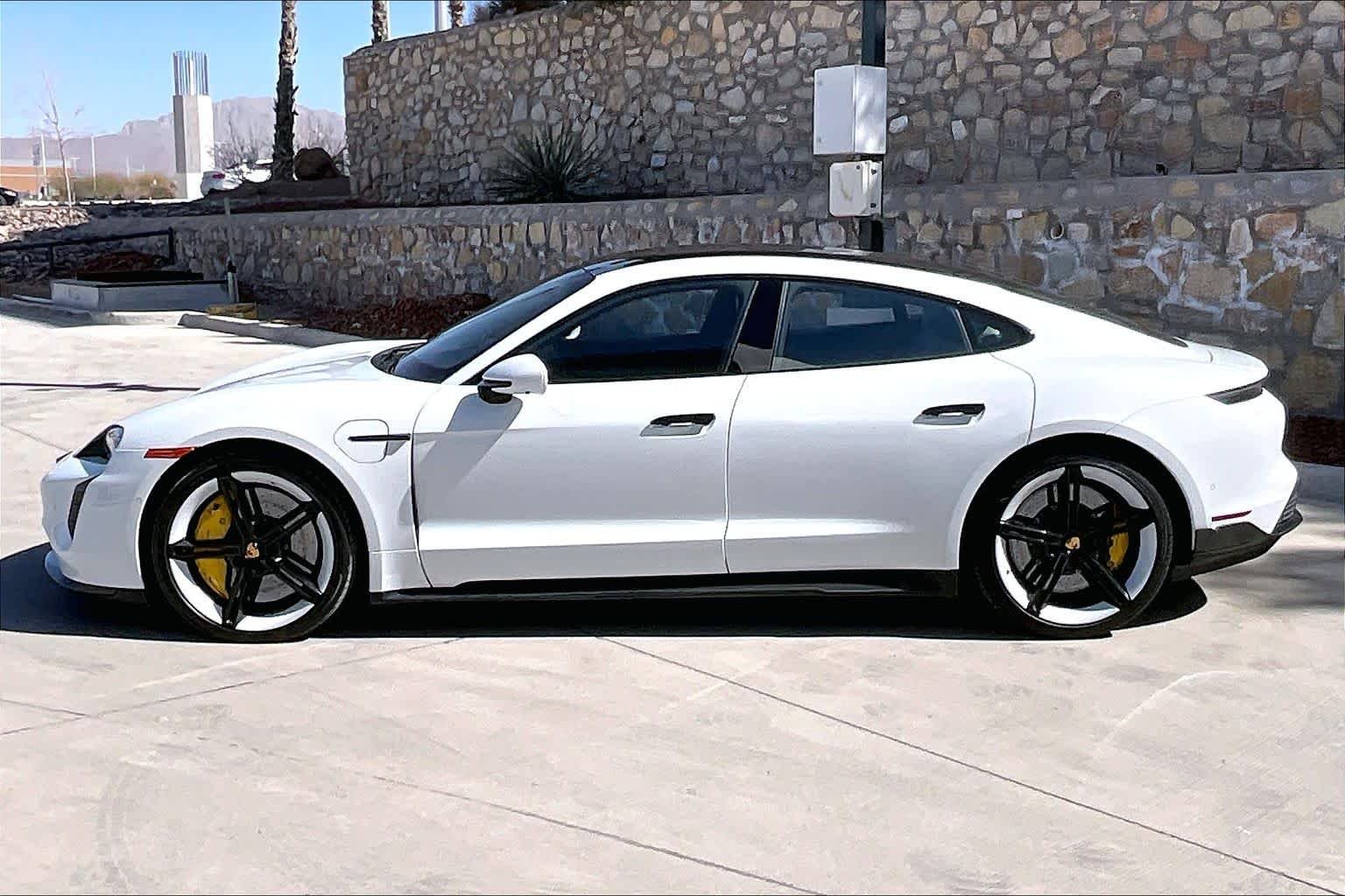 Certified 2023 Porsche Taycan Turbo S with VIN WP0AC2Y11PSA52078 for sale in El Paso, TX