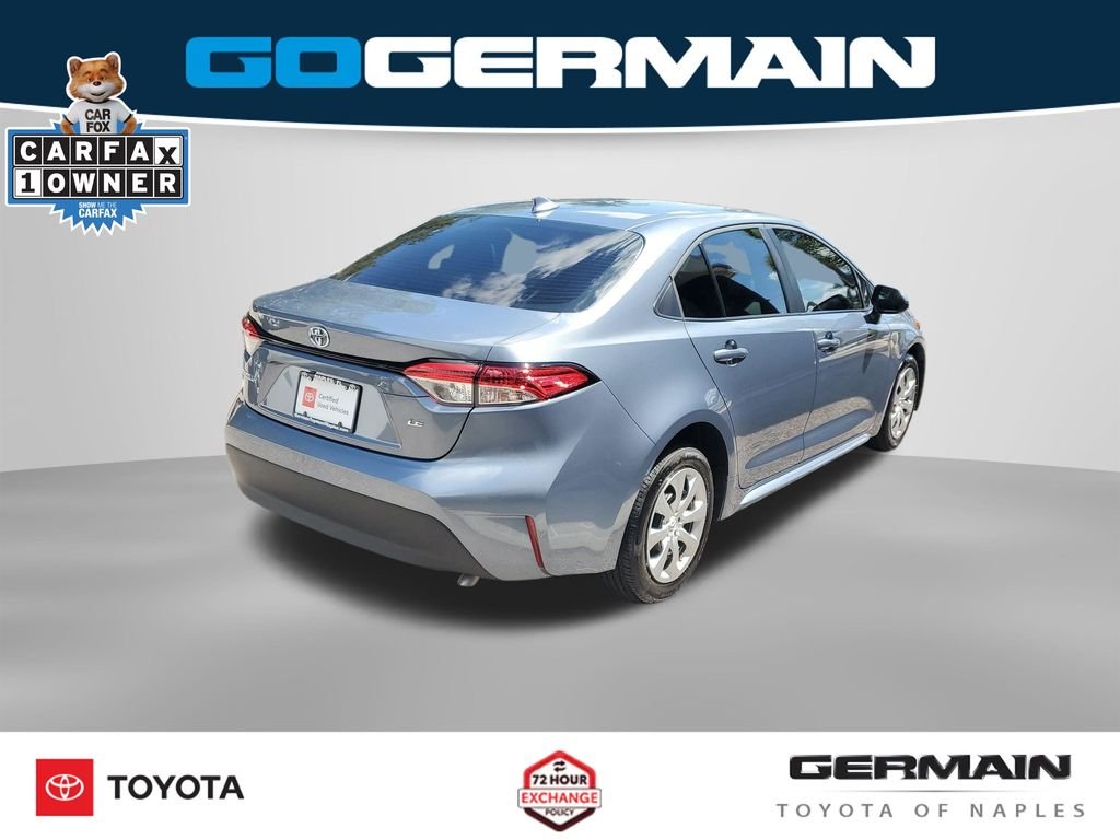 Certified Used 2026 Blue Toyota LE image 8