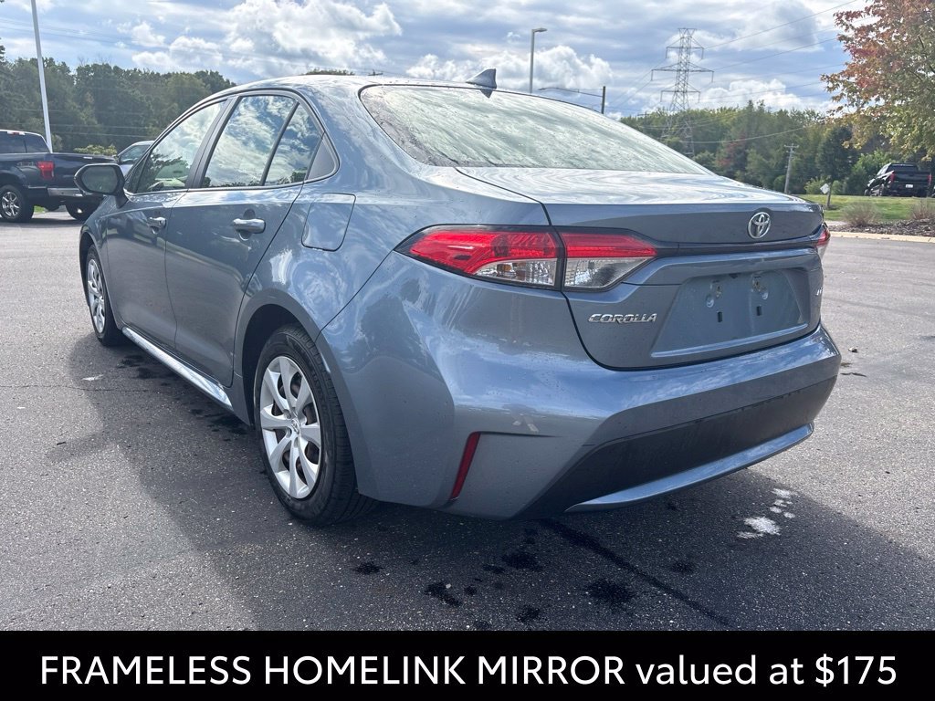 Certified Used 2020 Blue Toyota LE image 4