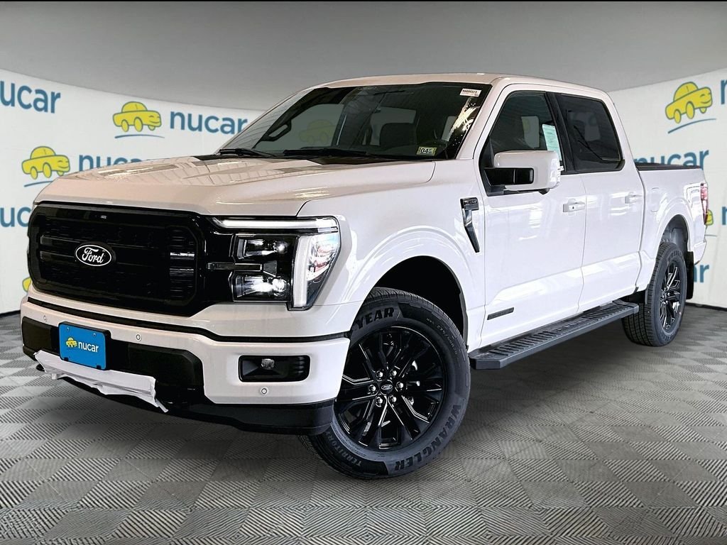 New 2026 Star White Metallic Tri-Coat Ford Lariat image 4