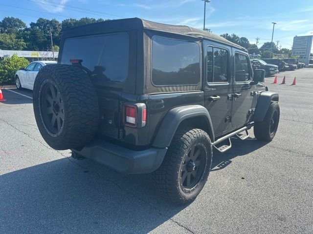 Used 2021 Black Jeep Unlimited Sport image 3