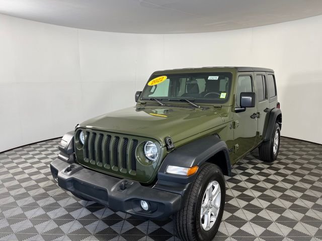 Used 2022 Green Jeep Unlimited Sport S image 3