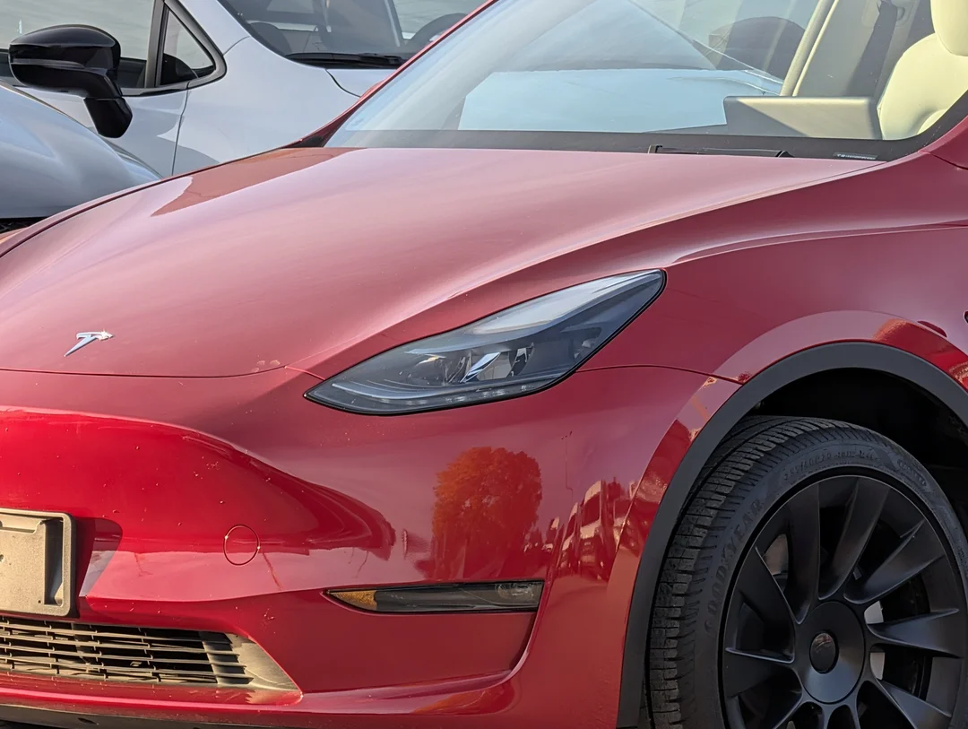 Certified Used 2023 Red Tesla Long Range AWD - Leather - Sunroof - FSD - Auto Steer & More image 10