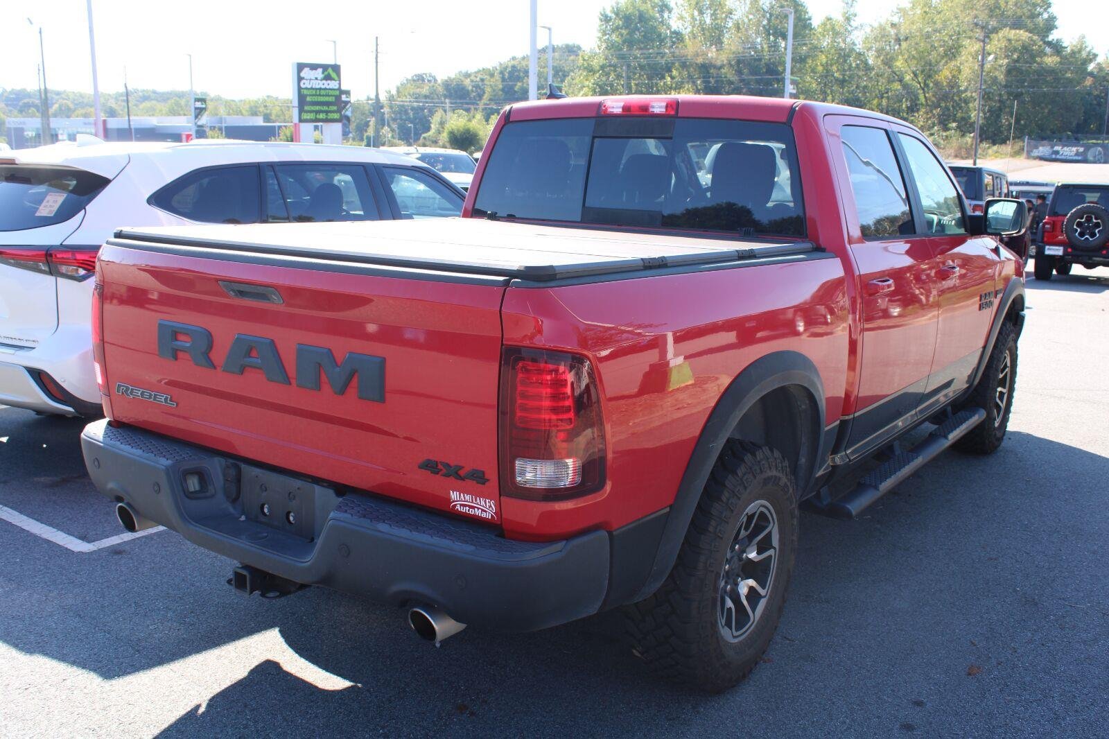 Used 2017 Flame Red Clearcoat Ram Rebel image 4