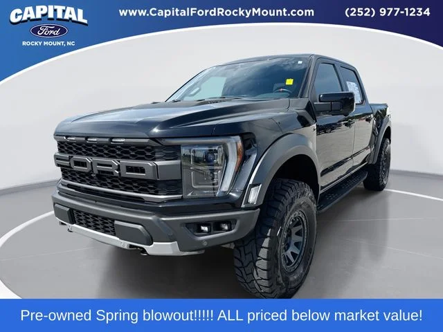 Used 2022 Black Ford Raptor image 1