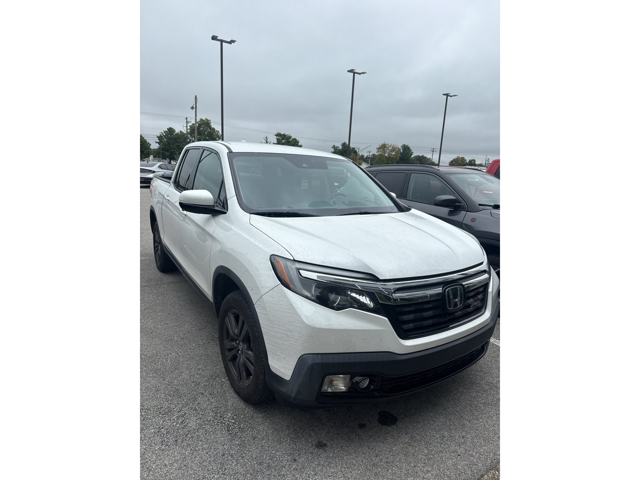 Used 2020 Platinum White Pearl Honda Sport image 8