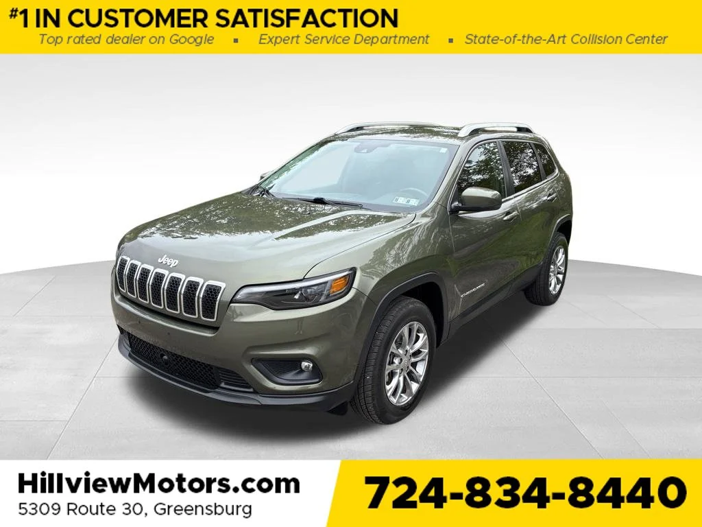 Used 2021 Olive Green Jeep Latitude Lux image 1