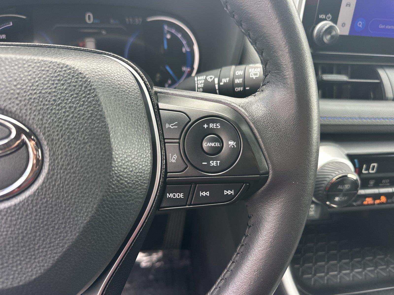 Used 2025 Silver Sky Metallic Toyota Hybrid SE image 11