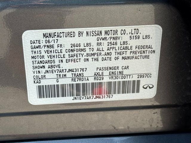 Used 2018 Gray INFINITI 3.0t LUXE image 23