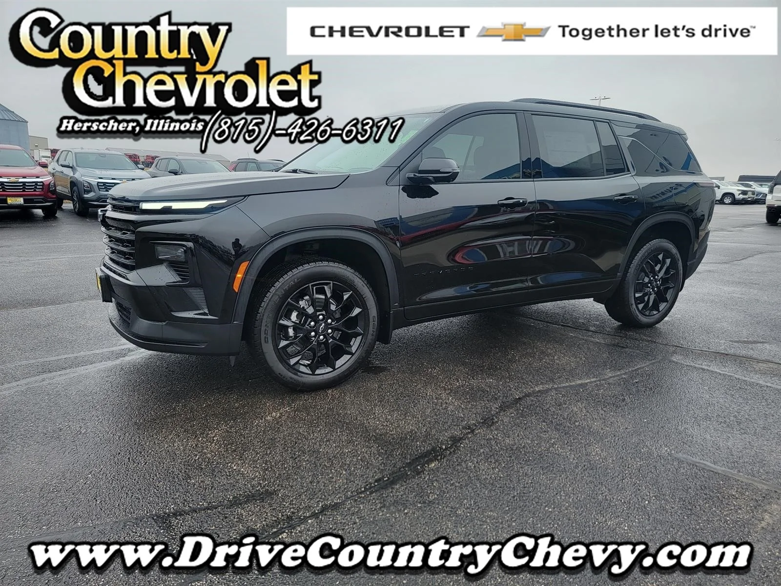 New 2026 Mosaic Black Metallic Chevrolet LT image 1