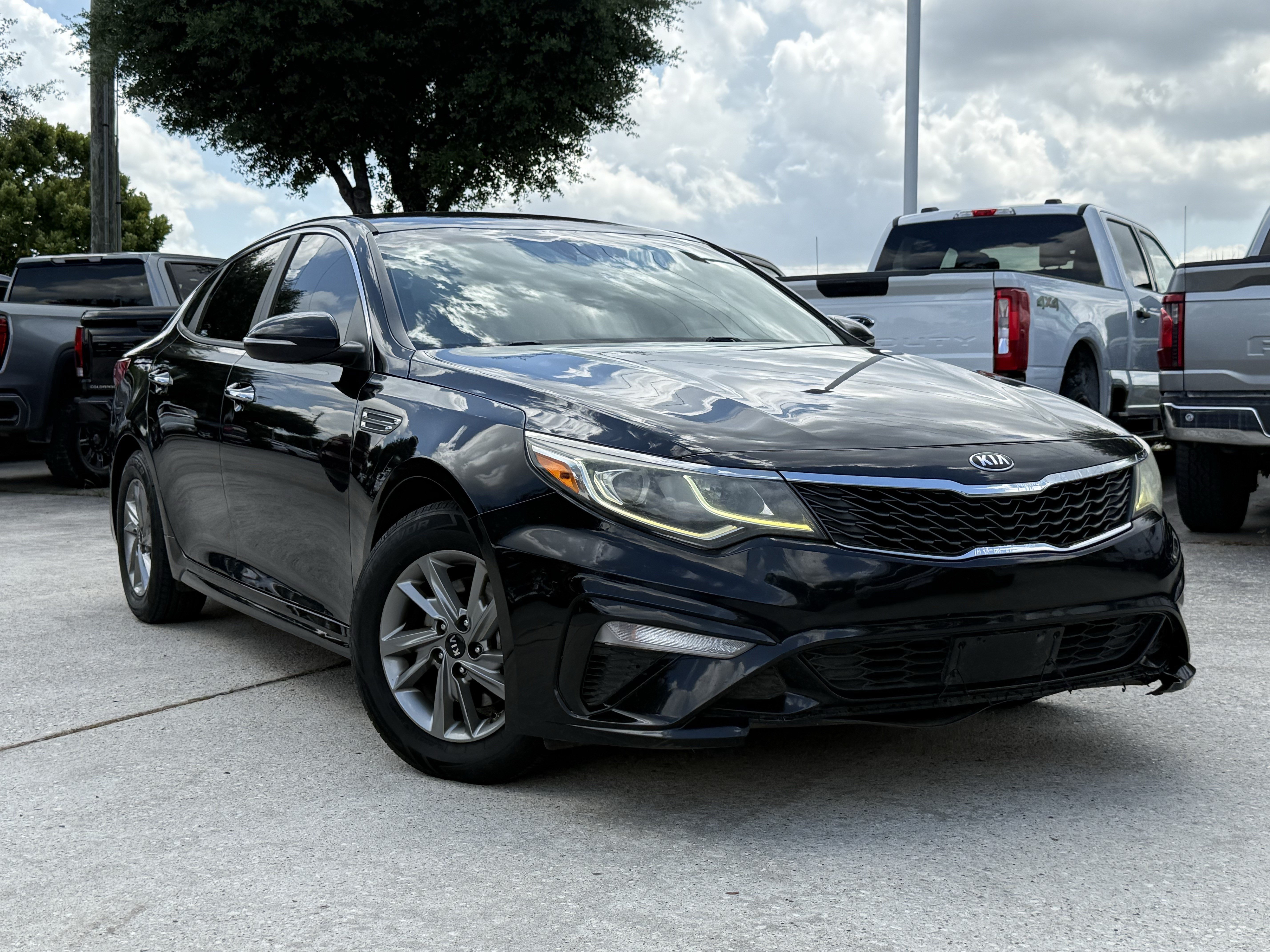 Used 2019 Kia Optima LX with VIN 5XXGT4L35KG281040 for sale in Humble, TX