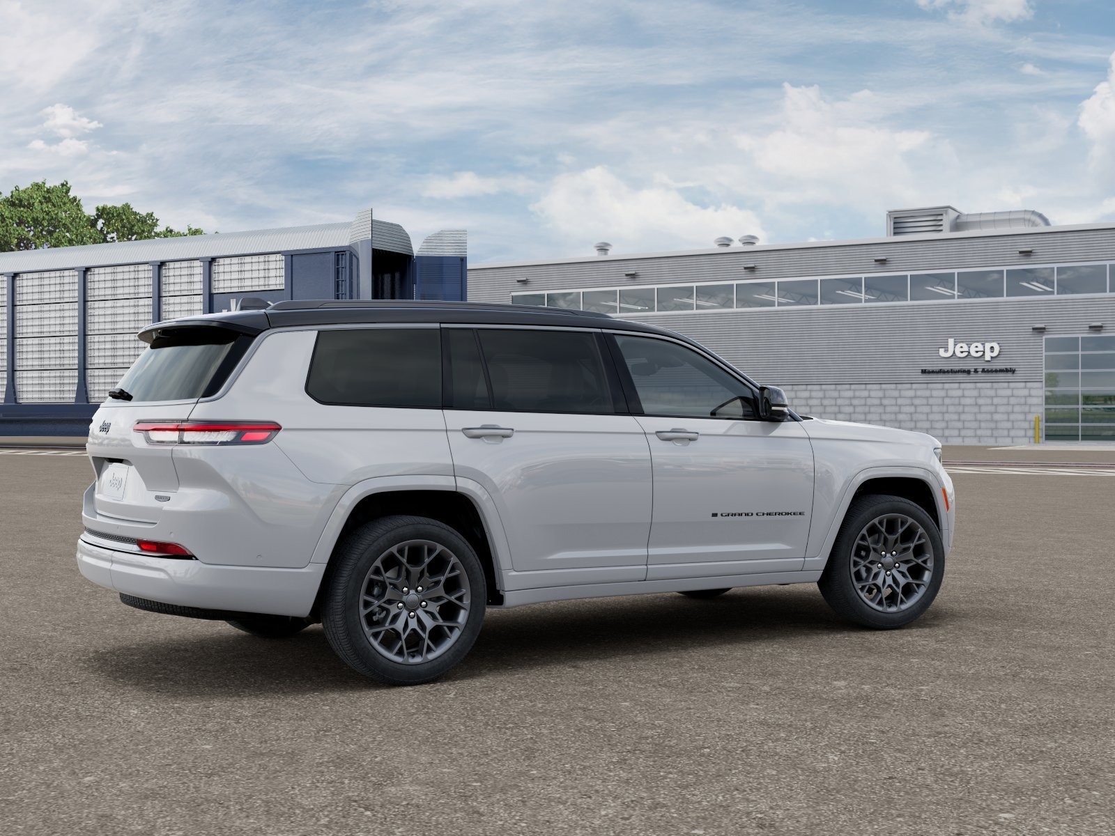 New 2026 Bright White Clear-Coat Exterior Paint Jeep Summit image 2