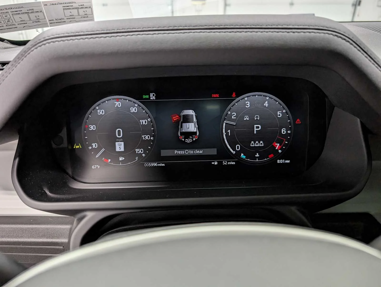 Used 2024 Pearl White satin exterior wrap Land Rover S image 24