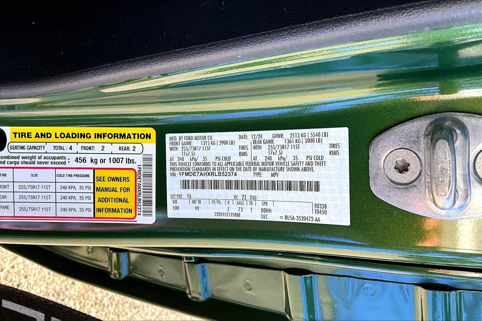 Used 2024 Eruption Green Metallic Ford Big Bend image 34