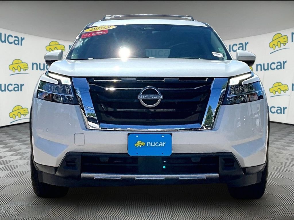 Certified Used 2023 White Nissan Platinum image 2