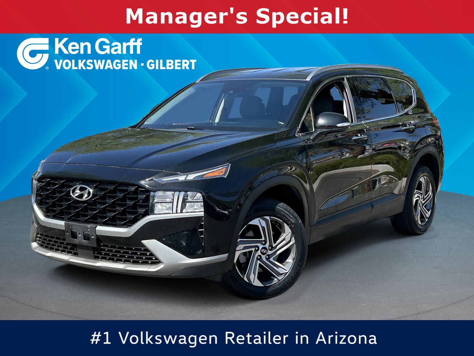 Used 2023 Twilight Black Hyundai SEL image 1