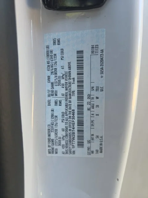 Used 2017 White Ford Lariat image 32
