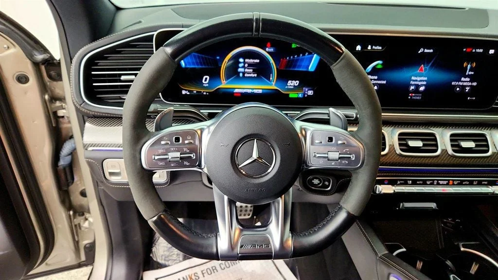 Used 2021 Black Matte Wrap Mercedes-Benz AMG® GLE 53 Coupe w/ Night Pkg & Carbon Fiber Trim image 13