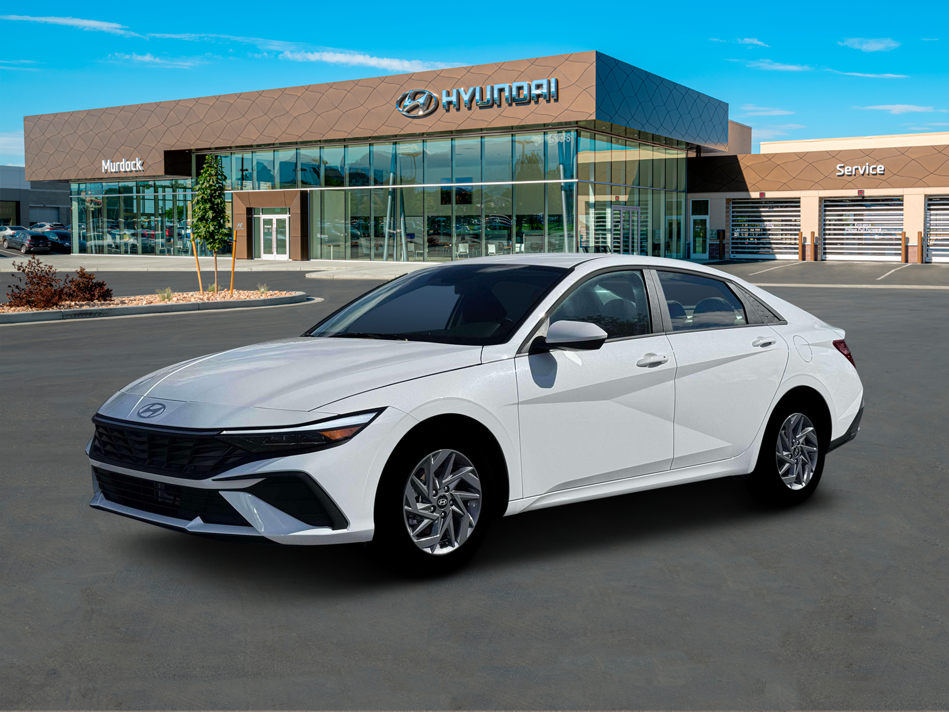 New 2026 Serenity White Hyundai Blue image 2