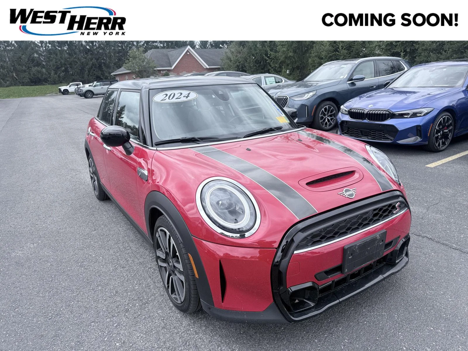Used 2024 Chili Red MINI Cooper S image 1