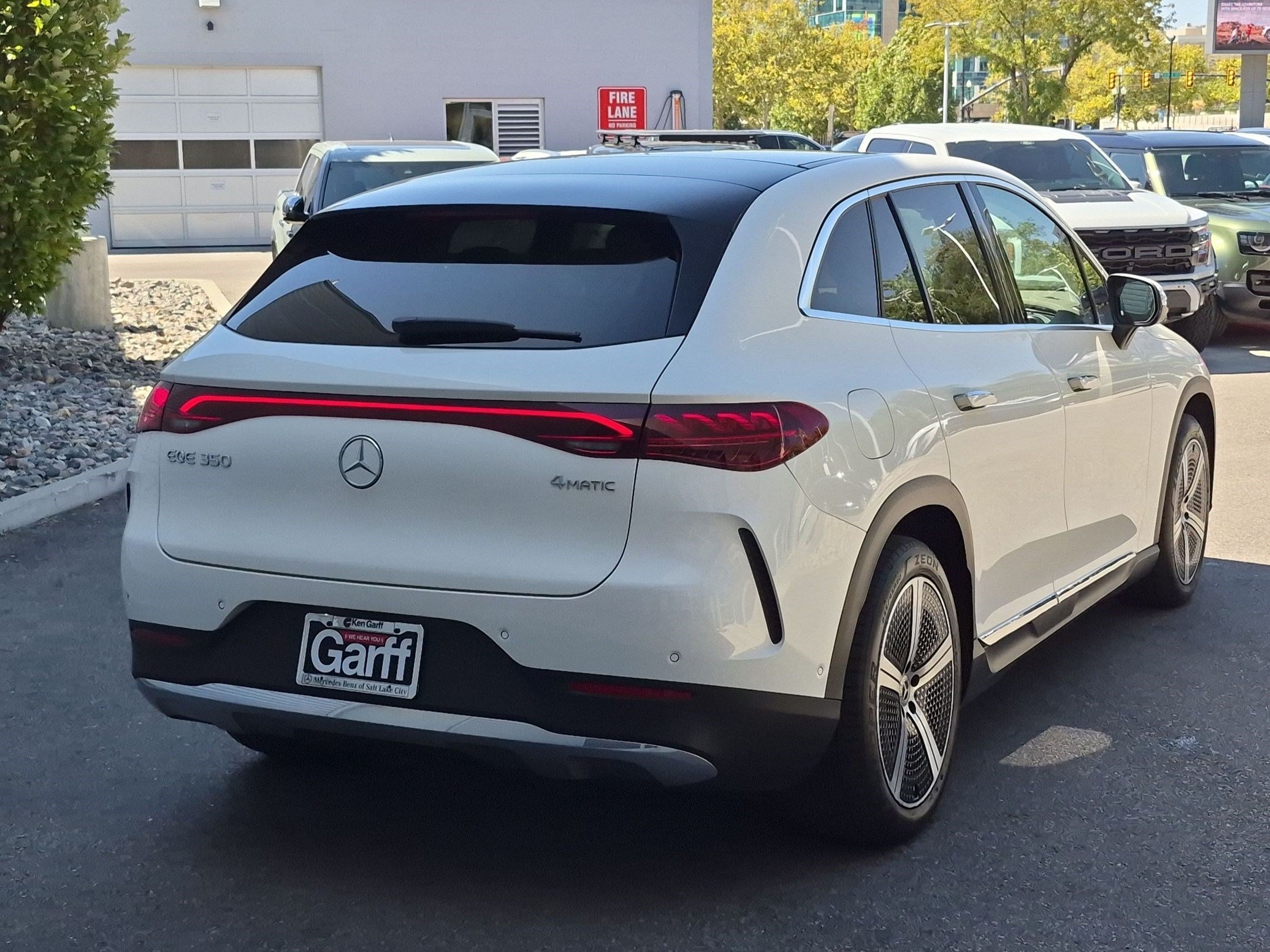 Certified Used 2023 MANUFAKTUR Diamond White Metallic Mercedes-Benz EQE 350 image 3