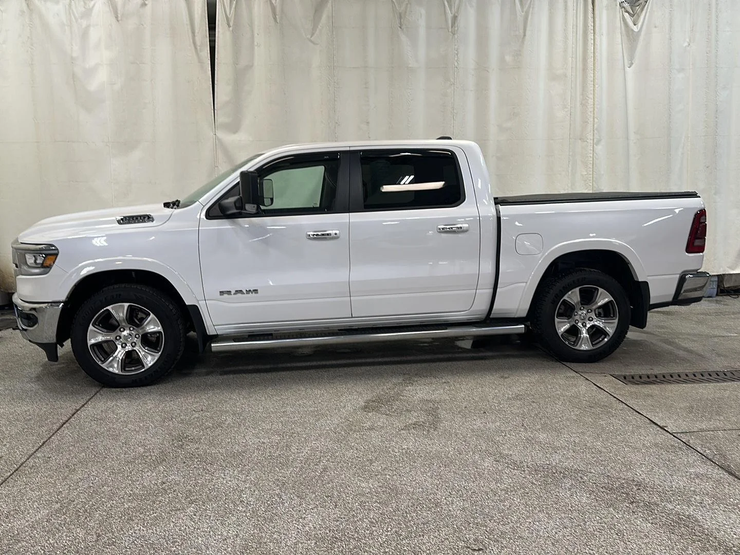 Used 2021 RAM Ram 1500 Pickup Laramie with VIN 1C6SRFJT2MN590423 for sale in Waconia, Minnesota