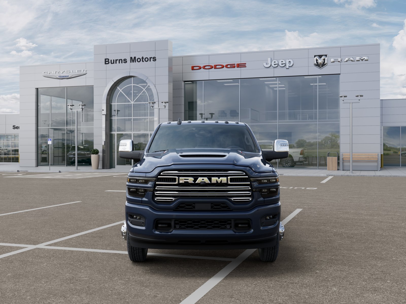 New 2027 Forged Blue Metallic Exterior Paint Ram Laramie Dually image 32