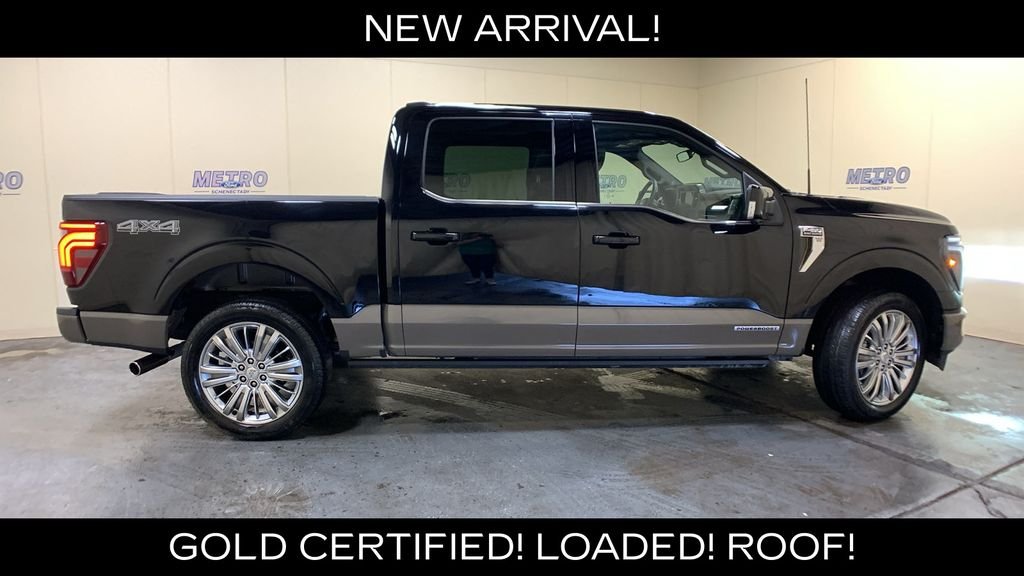 Certified Used 2025 Black Metallic Ford King Ranch image 2