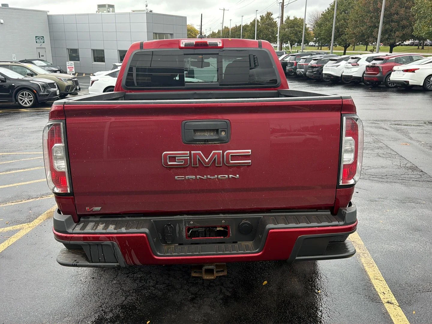 Used 2021 Cayenne Red Tintcoat GMC 4WD Elevation image 5
