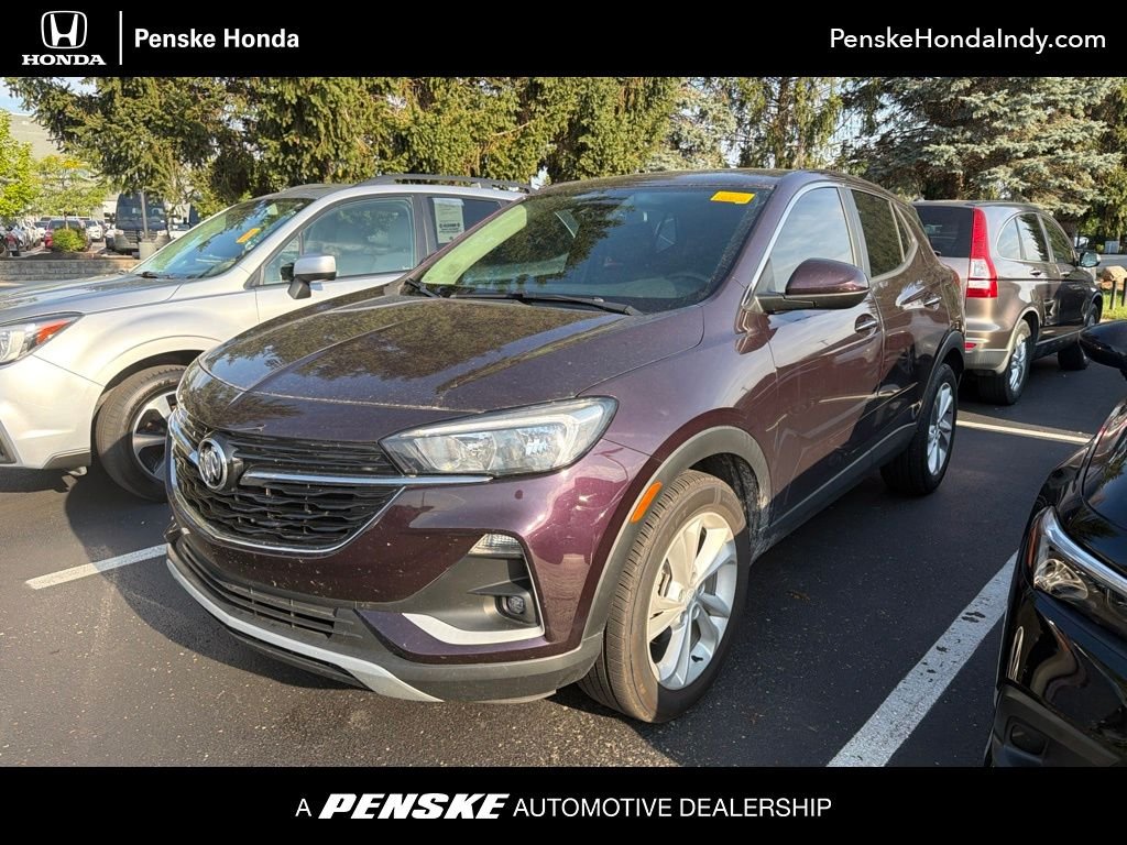 Used 2021 Black Currant Buick Preferred image 1