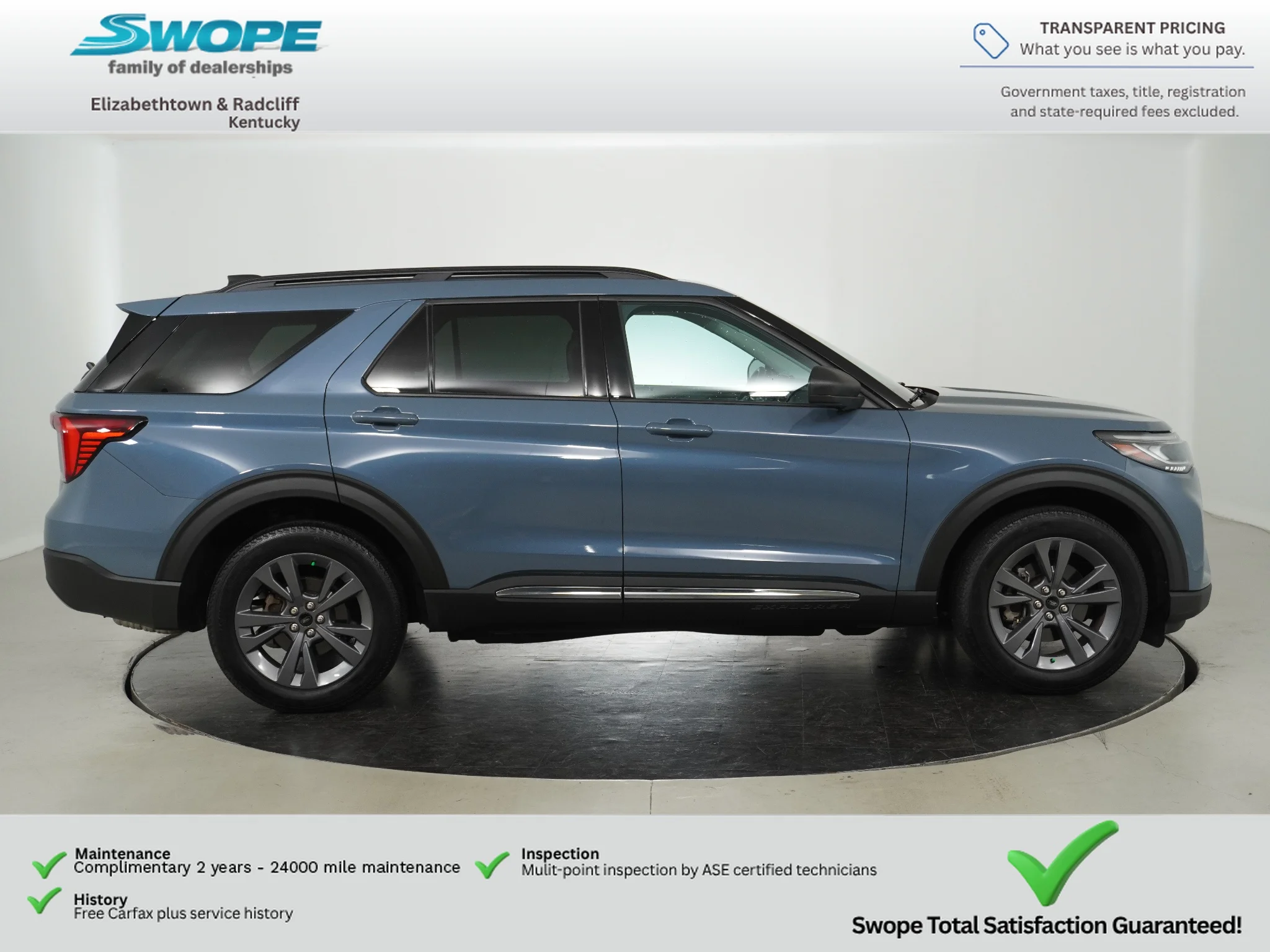 Certified Used 2025 Blue Ford Active image 2
