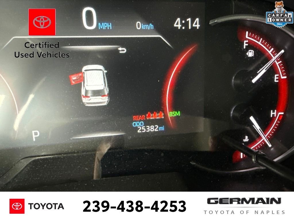 Certified Used 2025 Blue Toyota XLE image 22
