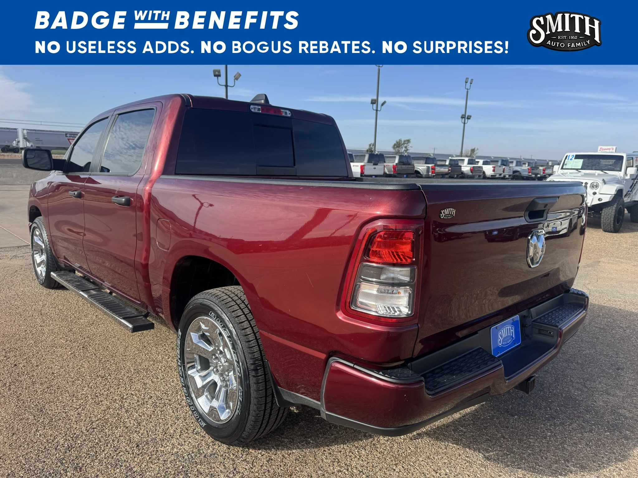 Used 2023 Delmonico Red Pearlcoat Ram Tradesman image 6