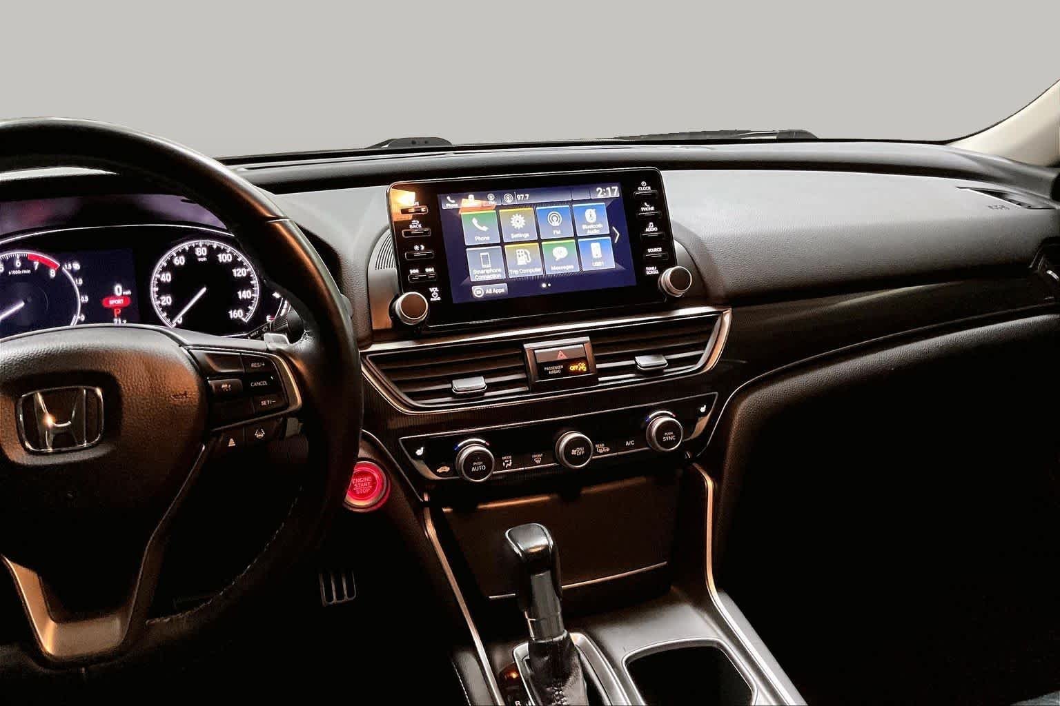 Used 2022 Platinum White Pearl Honda Sport SE image 6