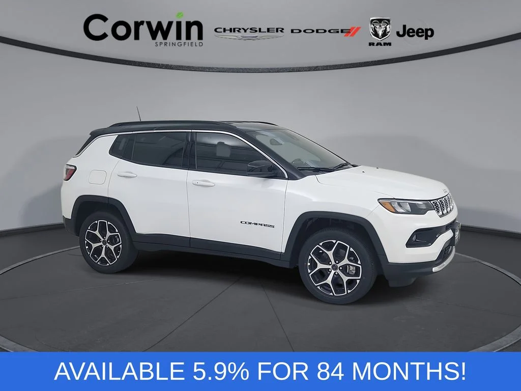 New 2026 Bright White Clear-Coat Exterior Paint Jeep Limited image 1