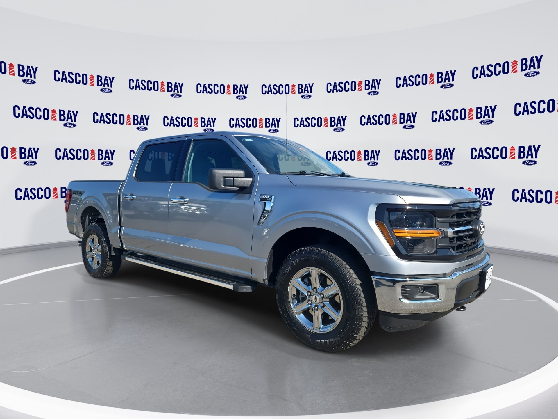 Silver 2025 Ford F-150 Pickup Truck Four-Wheel Drive Automatic