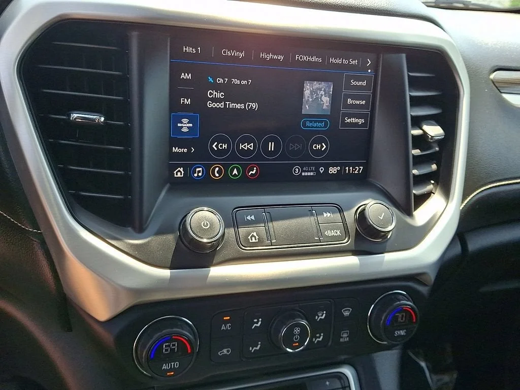 Used 2021 MIDNIGHT BLUE METALLIC GMC SLT image 57