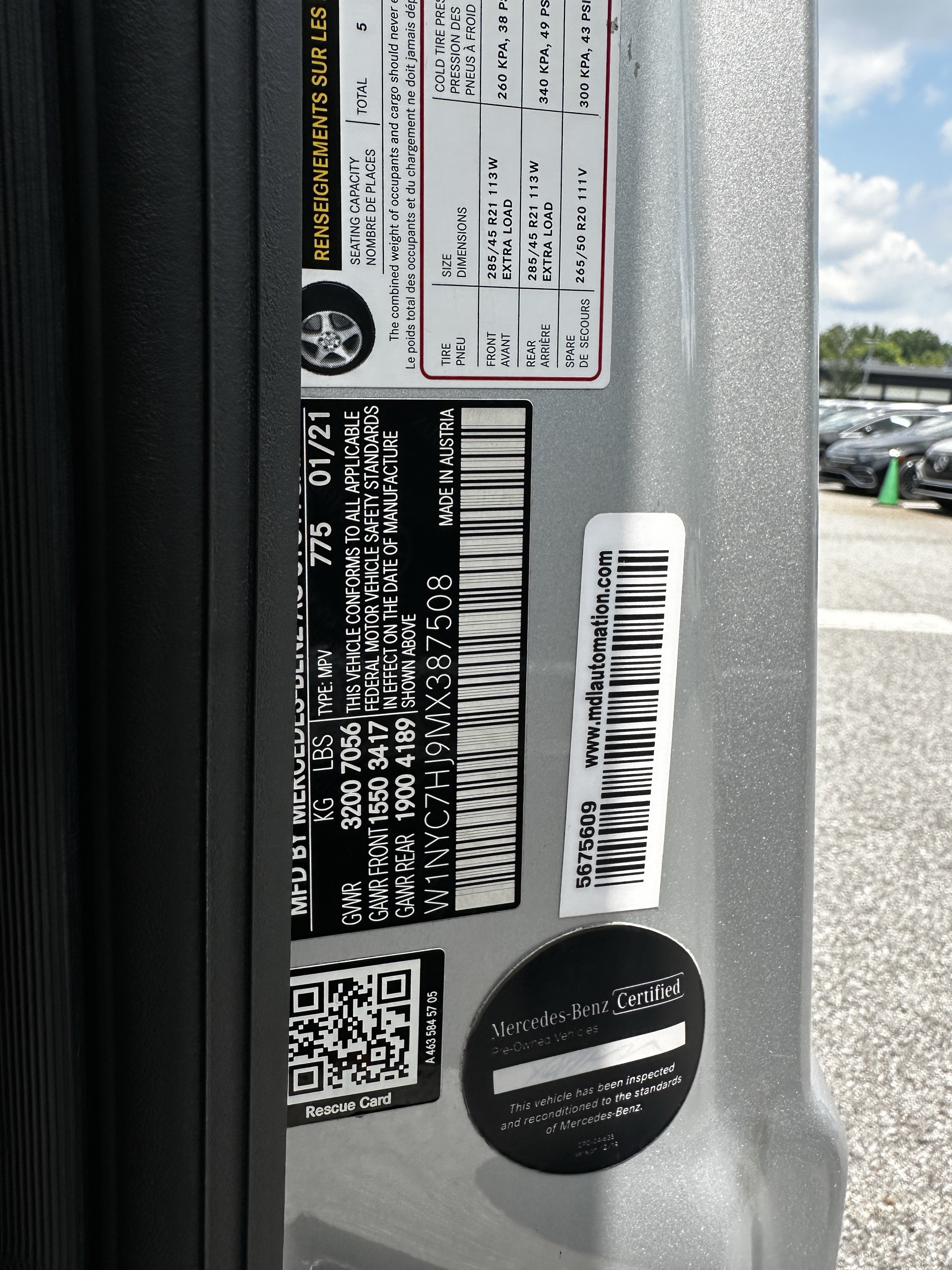 Certified Used 2021 Iridium Silver Metallic Mercedes-Benz AMG® G 63 image 36