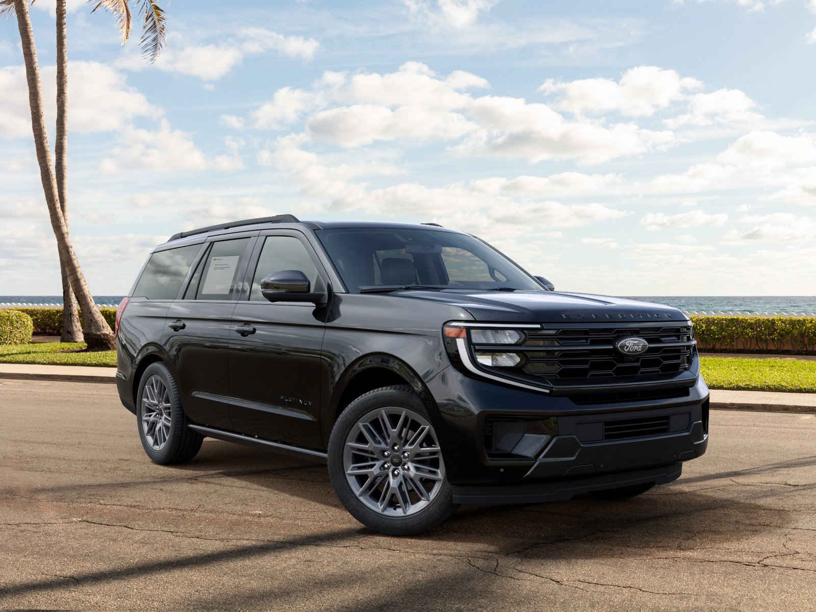 New 2027 Agate Black Metallic Ford Platinum image 4
