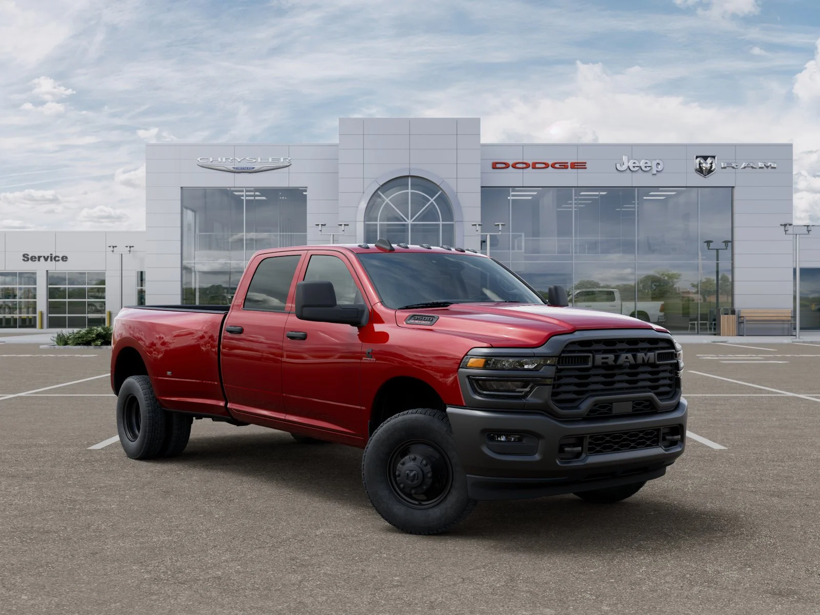 New 2026 Molten Red Pearl-Coat Exterior Paint RAM Tradesman image 31