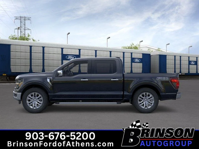 New 2026 Agate Black Metallic Ford XLT image 3