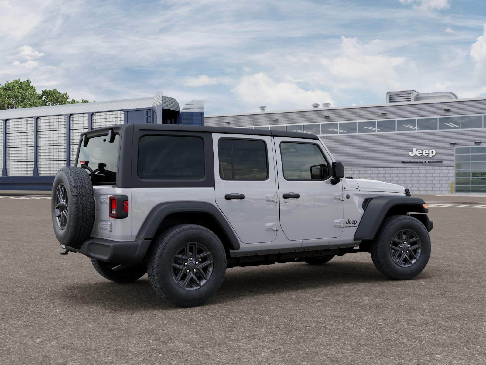 New 2026 Bright White Clear-Coat Exterior Paint Jeep Sport image 21