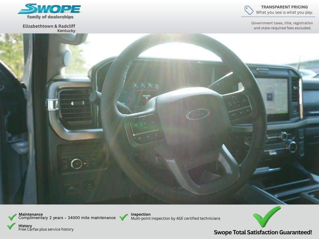 Used 2025 Glacier Gray Metallic TriCoat Ford LARIAT image 21
