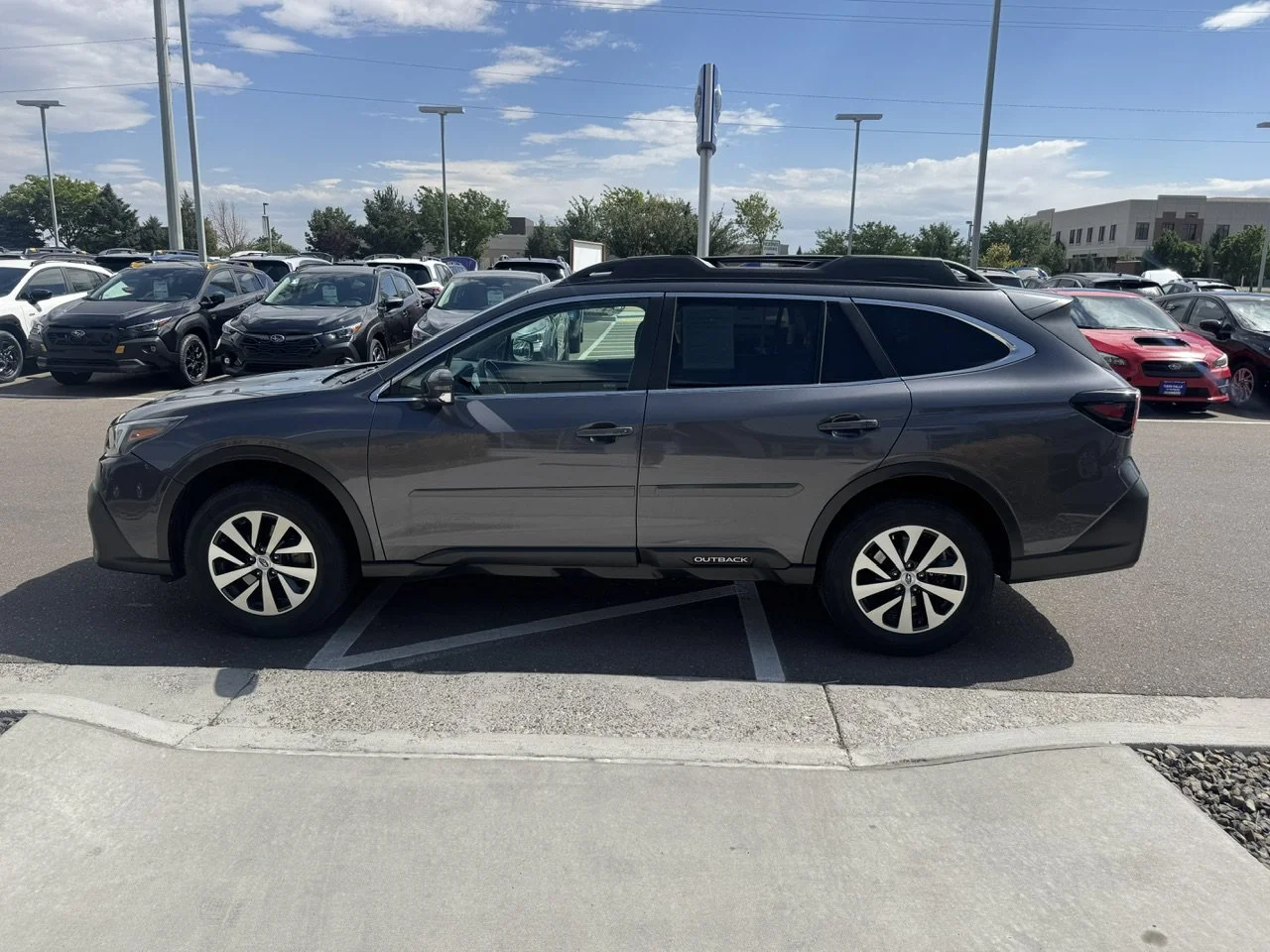 Used 2022 Magnetite Gray Metallic Subaru Premium image 4