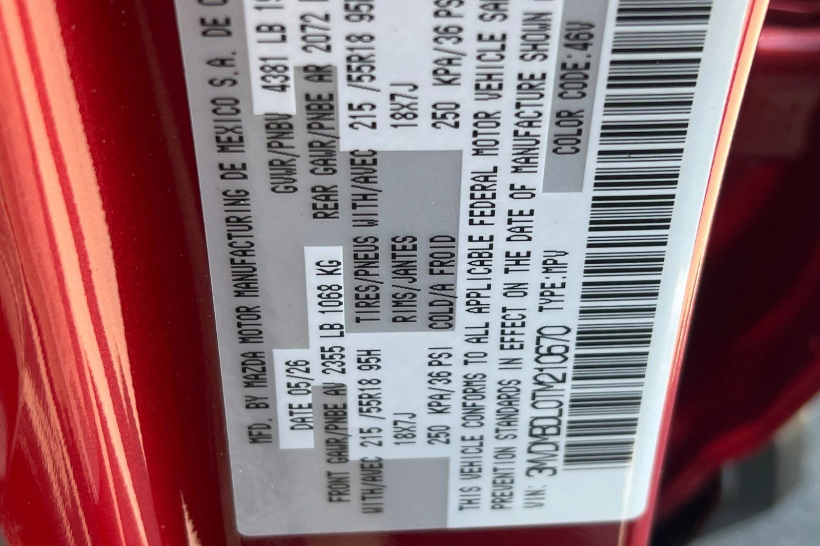 New 2026 Soul Red Crystal Metallic Mazda 2.5 S Premium AWD image 22