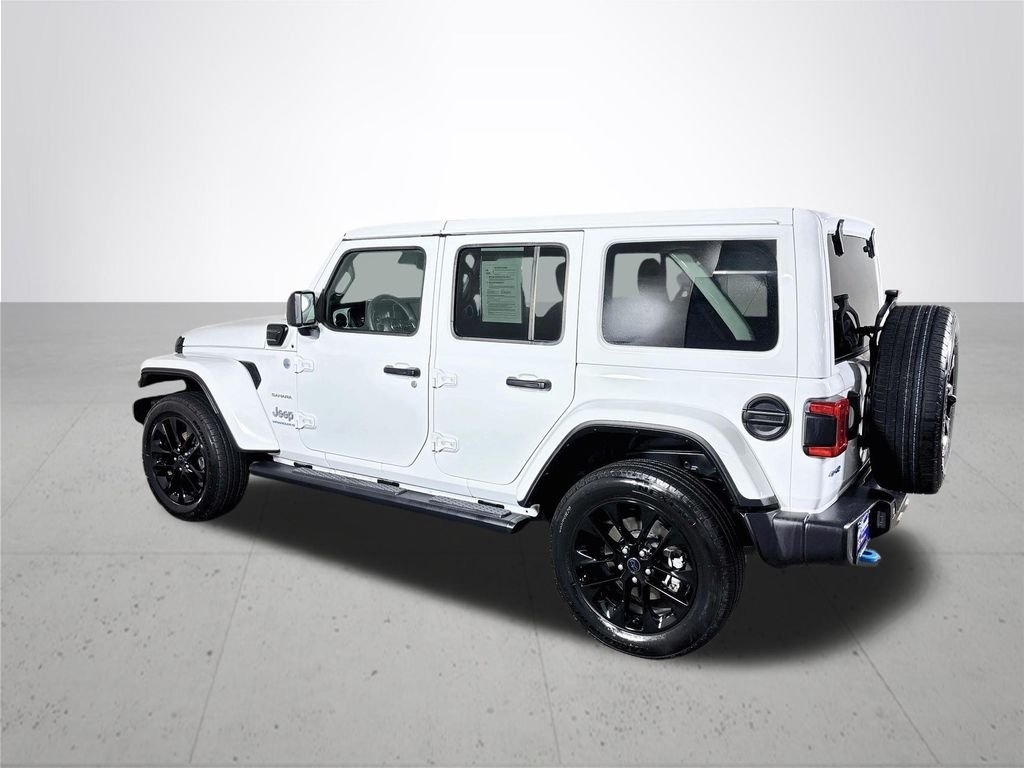 Certified Used 2024 White Jeep Sahara 4xe image 9